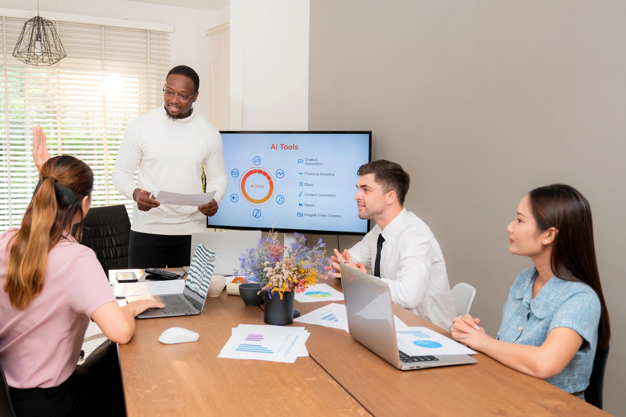 business success team digital marketing AI training