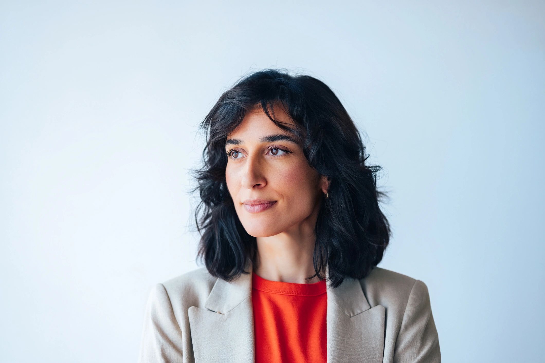 customer testimonial business portrait AI marketing