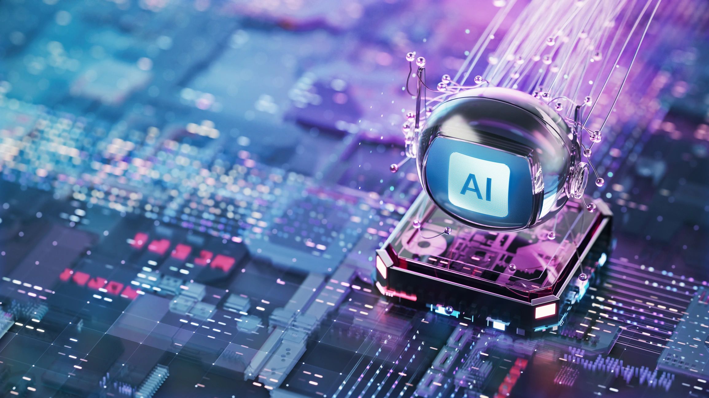 AI technology automation abstract